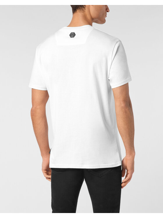 PHILIPP PLEIN PHILIPP PLEIN T-Shirt 23515 Biały Regular Fit