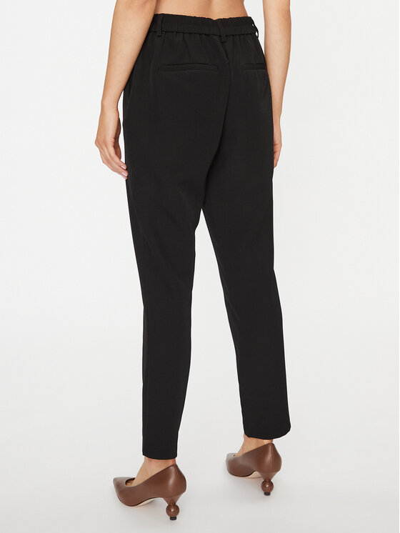 Vila Vila Stoffhose Kamma 14084356 Schwarz Regular Fit