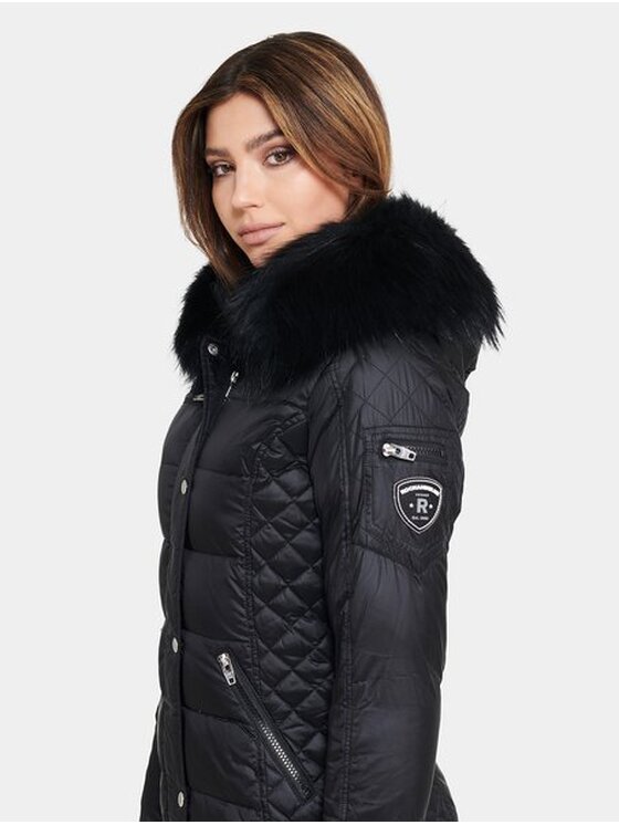 ROCKANDBLUE ROCKANDBLUE Vatovaná bunda 21436-96918995 Černá Slim Fit