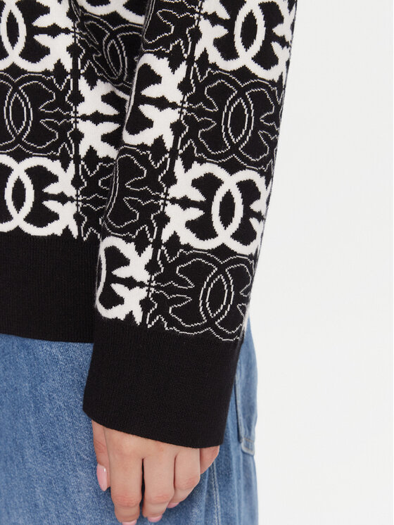 PINKO PINKO Cardigan Half Breed 106042 A2YD Nero Regular Fit