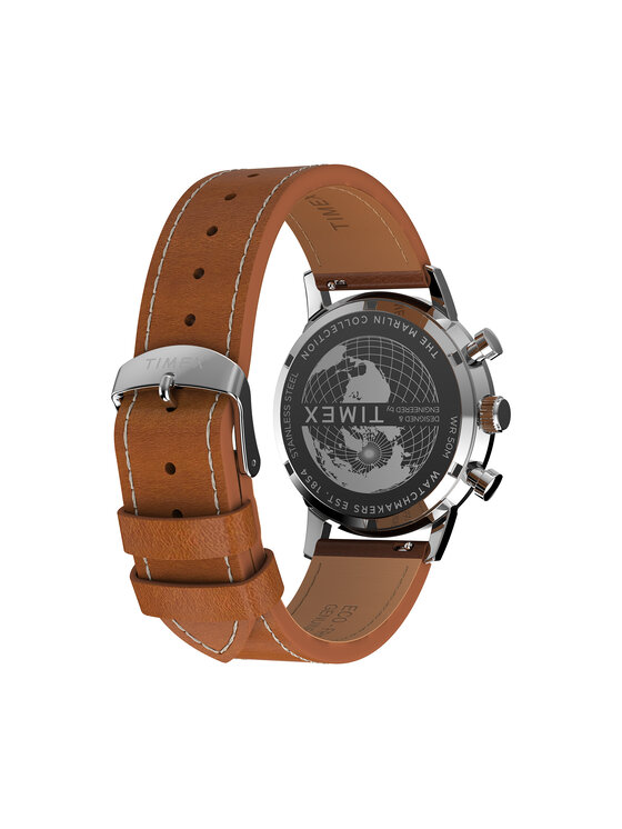 Timex Timex Pulkstenis Marlin® Chronograph TW2W99100 Sudraba