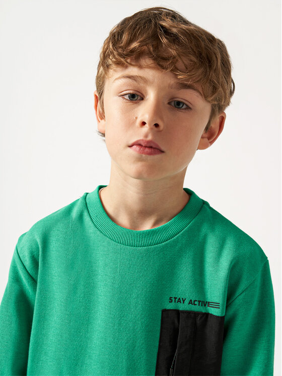 Mayoral Mayoral Felpa 6468 Verde Regular Fit