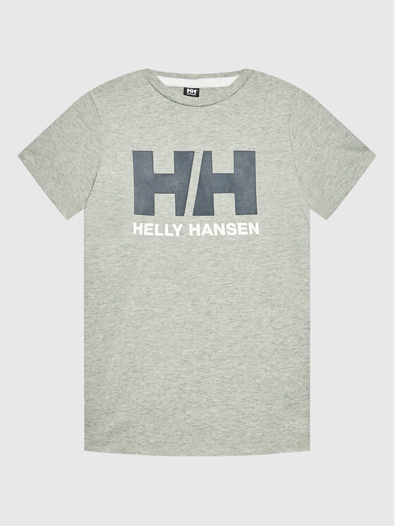 T-shirt Logo 41709 Grigio Regular Fit