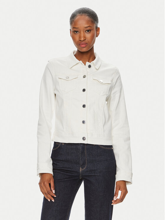 Morgan Morgan Jeansjacke 221-VPOM1 Weiß Slim Fit