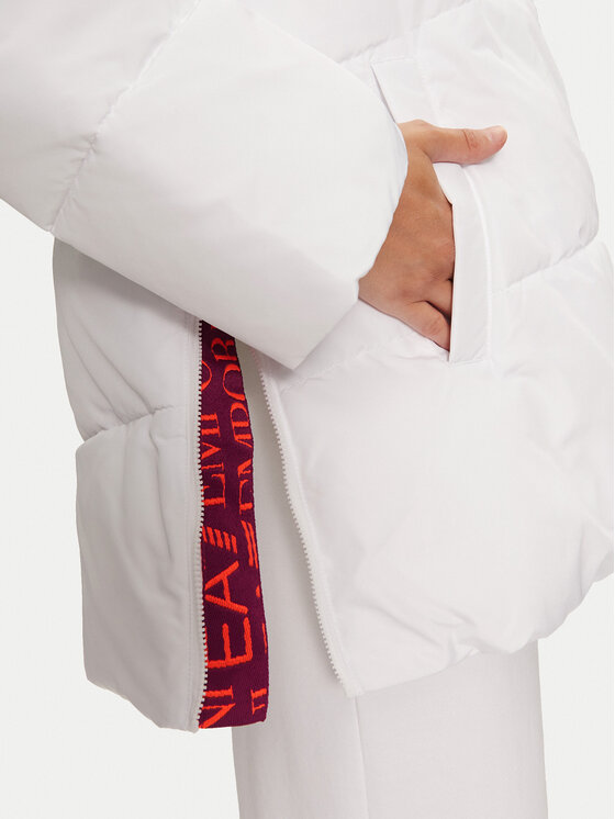 EA7 Emporio Armani EA7 Emporio Armani Giubbotto invernale 6DTB18 TN8AZ 1100 Bianco Relaxed Fit