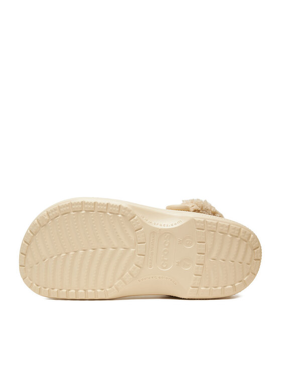 Crocs Crocs Plätud C-BAYA LINED FUZZ STRAP CLOG 206633-11S Beež