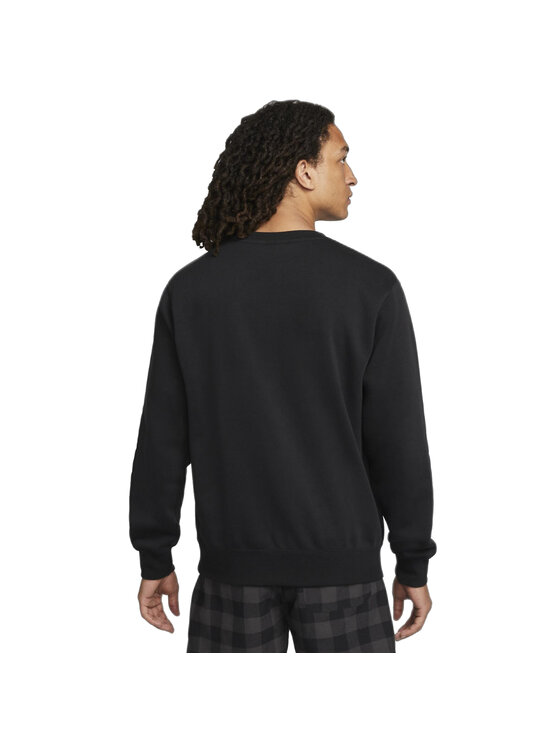 Nike Nike Felpa Sportswear Club Fleece Nero Regular Fit