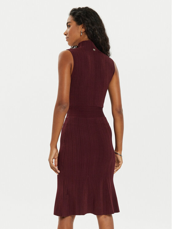 Marciano Guess Marciano Guess Kokteiļkleita 4BGK30 5036Z Bordo Regular Fit