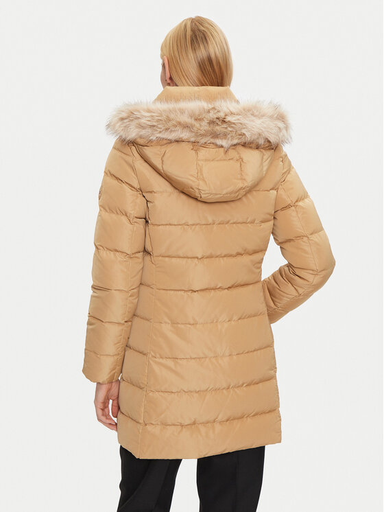 Tommy Hilfiger Tommy Hilfiger Daunenjacke Heritage WW0WW43234 Beige Regular Fit