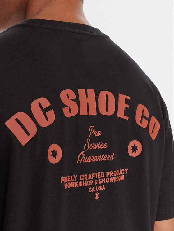 DC DC T-shirt Pro Service EDYZT04370 Crna Heritage Fit