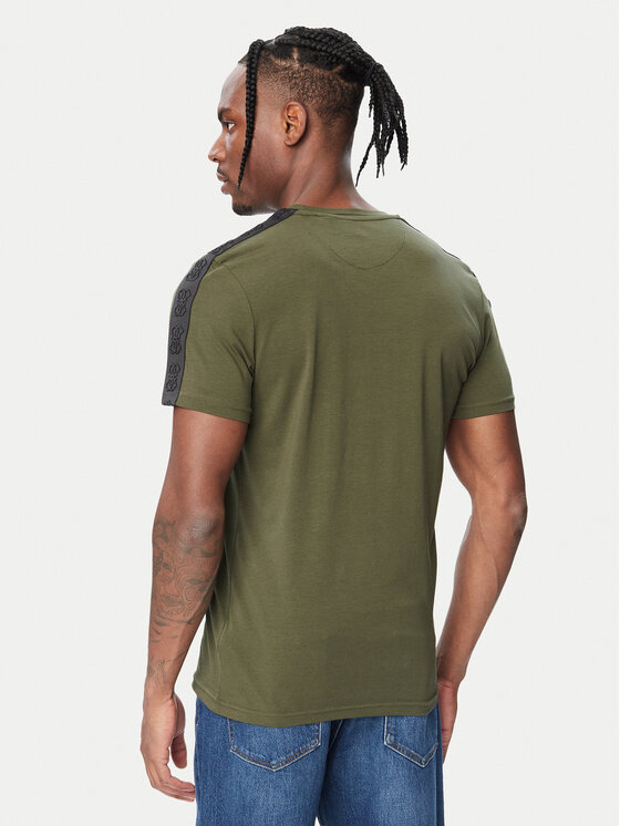 Guess Guess Тишърт U6BM04 K5388 Тъмнозелен Regular Fit