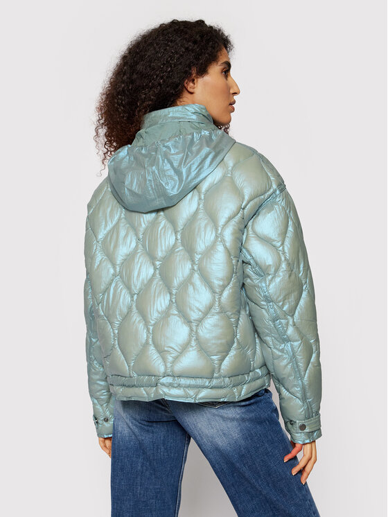 Giubbotto piumino W2GL04 WEGM0 Blu Relaxed Fit