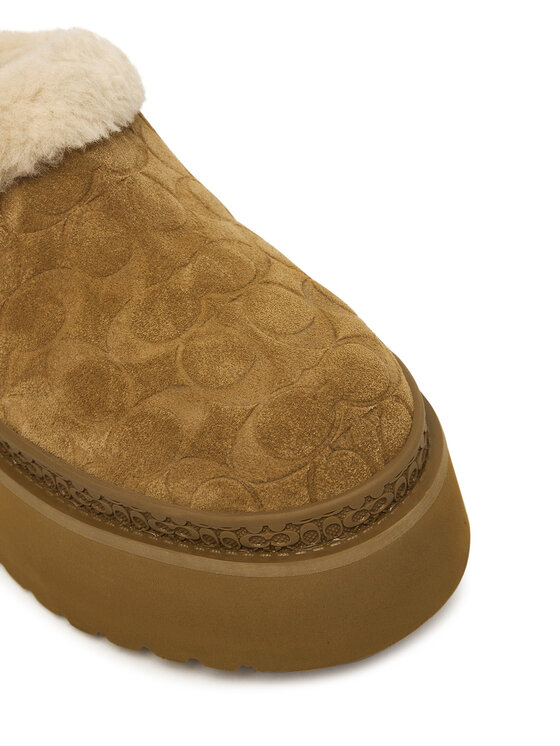 Coach Coach Pantofole Cecelia Signature CCO36 Marrone