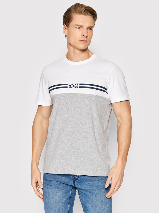 T-shirt Steve 12200229 Bianco Regular Fit