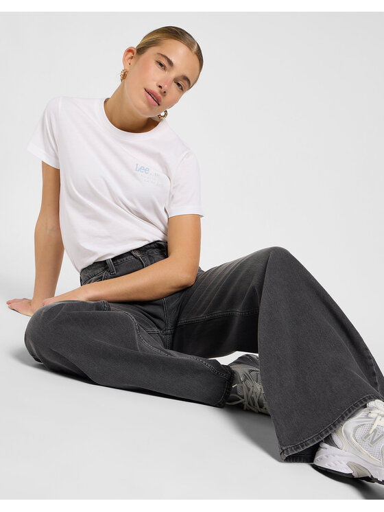 Lee Lee Jeansy 112370895 Szary Relaxed Fit