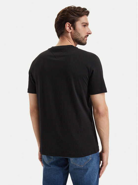 Tommy Hilfiger Tommy Hilfiger T-shirt Brand Love MW0MW44882 Crna Regular Fit