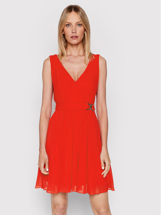 Morgan Rochie cocktail 221-RICHES Roșu Regular Fit