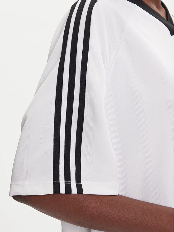 adidas adidas Rochie de zi adicolor Football Jacquard KB8153 Alb Oversize