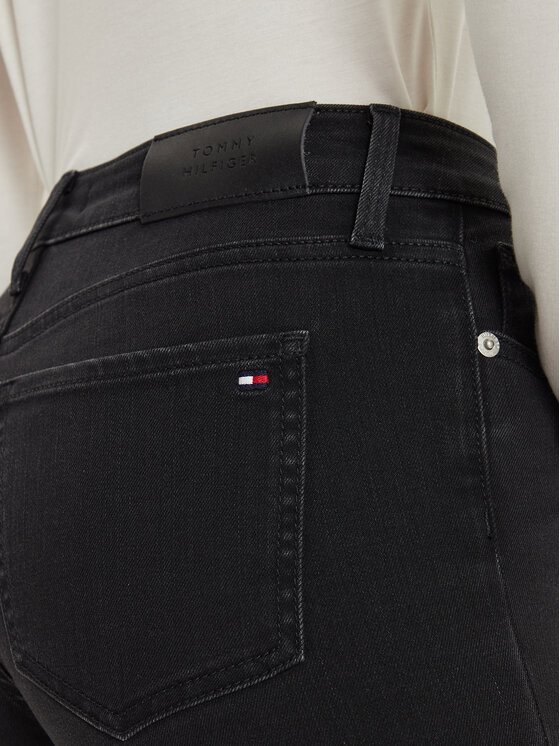 Tommy Hilfiger Tommy Hilfiger Traperice Como WW0WW42841 Crna Skinny Fit