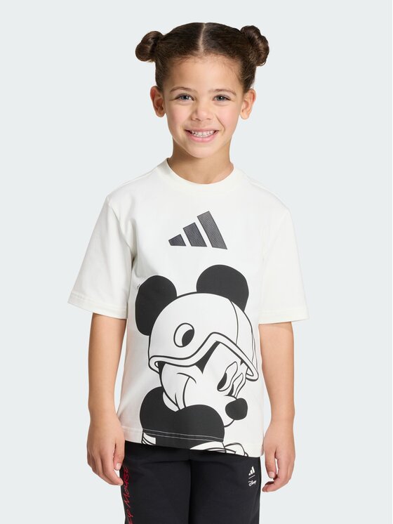 adidas adidas T-Shirt 164615 Kremowy Loose Fit