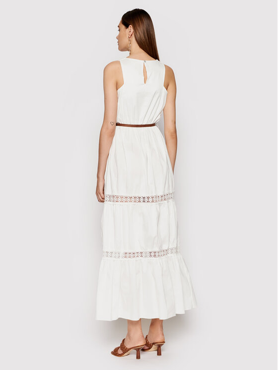 Rinascimento Rinascimento Sommerkleid CFC0103508003 Weiß Regular Fit
