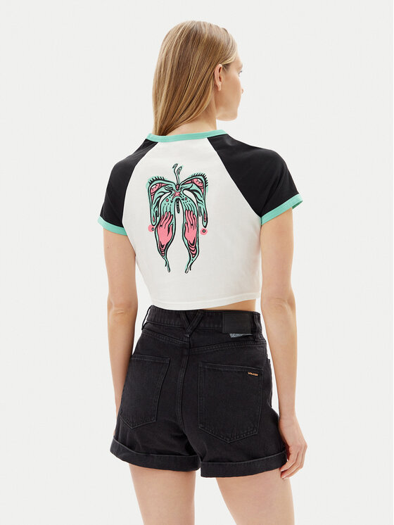 Volcom Volcom T-shirt Alix 2 B3512506 Bijela Slim Fit
