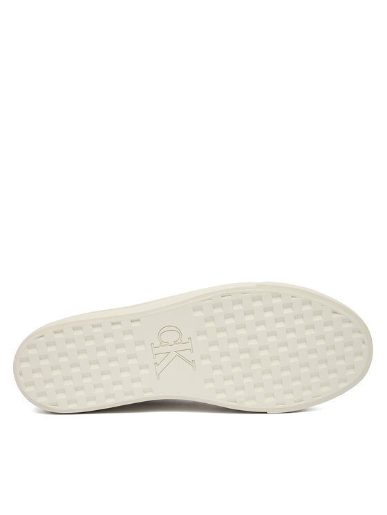 Calvin Klein Calvin Klein Sportcipők Vulc Flatform Lace Up Moire YW0YW02012 Barna