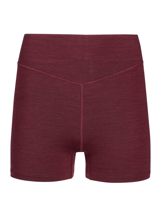 Huber Huber Bavlnené šortky 16486 Bordová Slim Fit