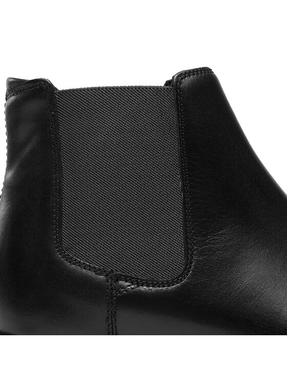 Clarks Clarks Kotníková obuv s elastickým prvkem Craftarlo Top 261734607 Černá