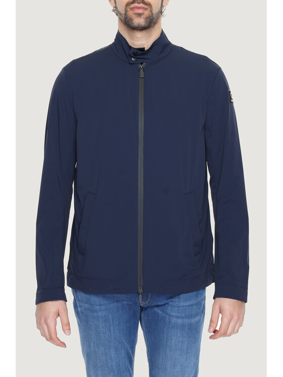 SUNS SUNS Giacca di pelle BARRA STRECH Blu To Fit