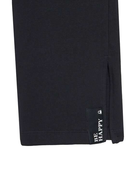 United Colors Of Benetton United Colors Of Benetton Παντελόνι φόρμας 3NBMCF06K Μαύρο Relaxed Fit