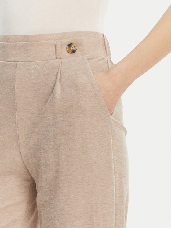 JDY JDY Spodnie materiałowe Birdie Geggo 15320882 Beżowy Regular Fit