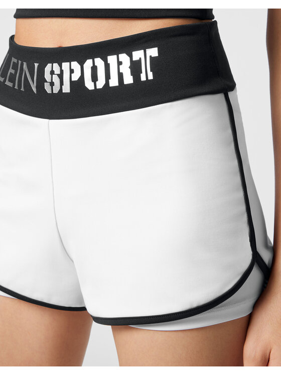Plein Sport Plein Sport Pantaloncini 2107 Bianco Active Fit