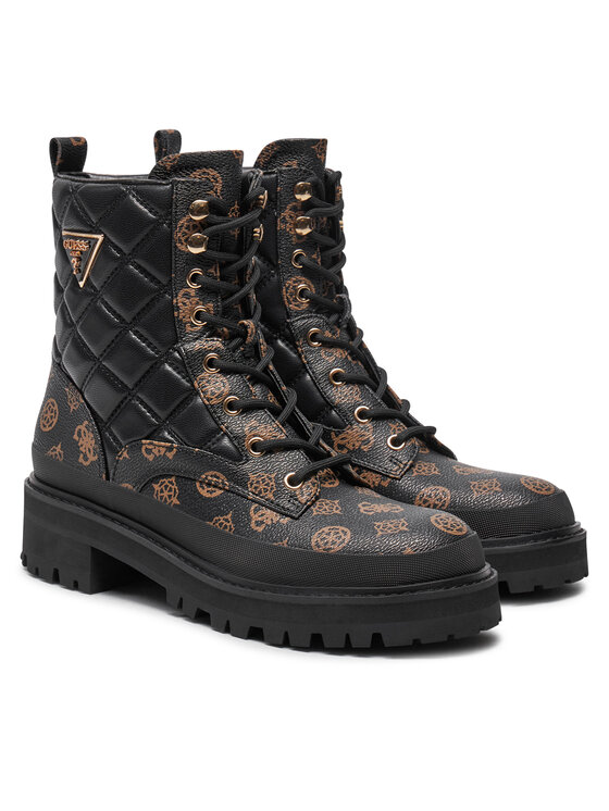 Guess Guess Μποτάκια Badae2 FLFBD2 FAL10 Μαύρο