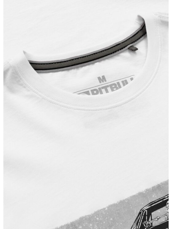 PITBULL PITBULL T-Shirt DEVIL'S DEVILLE Biały Regular Fit