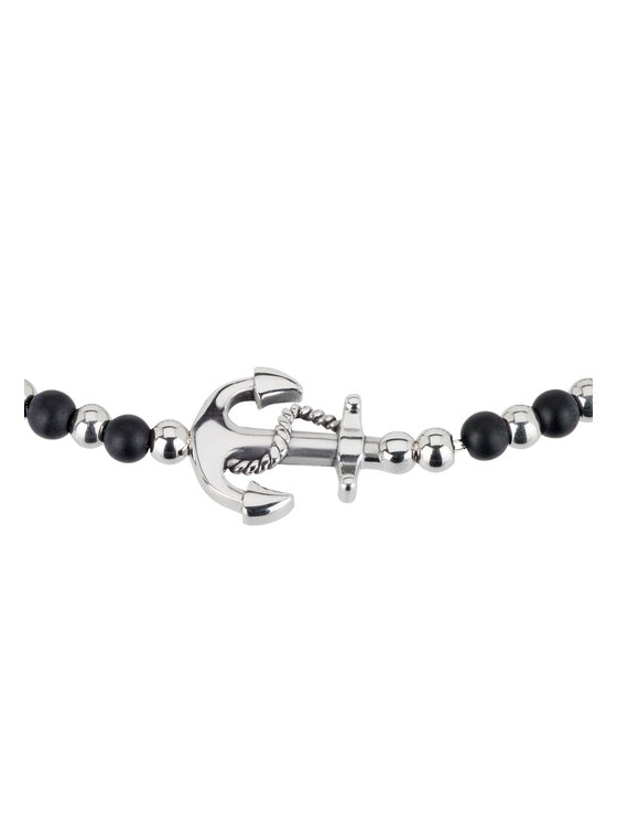 Breil Breil Bransoletka BLACK ONYX Srebrny