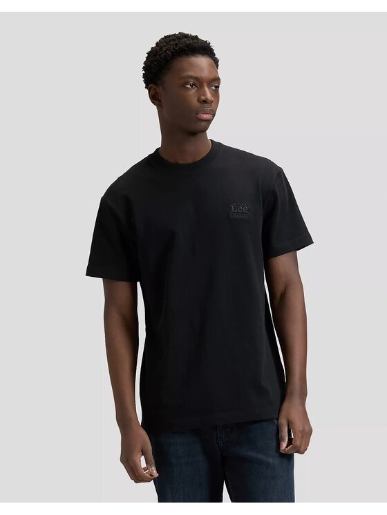 Lee Lee T-Shirt WW ESSENTIAL TEE Czarny Relaxed Fit