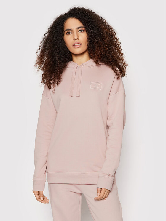 Hot pink tommy hilfiger sweatshirt top