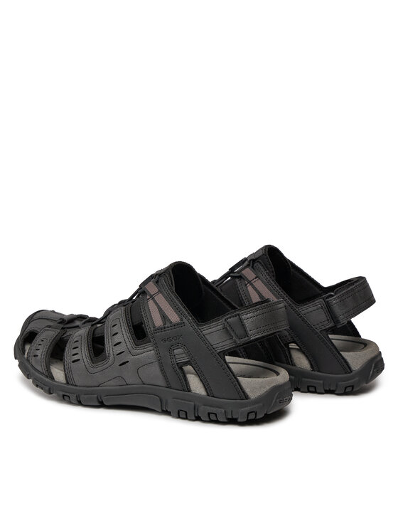 Geox Geox Sandale Uomo Sandal Strada U4524C 000ME C9999 Crna