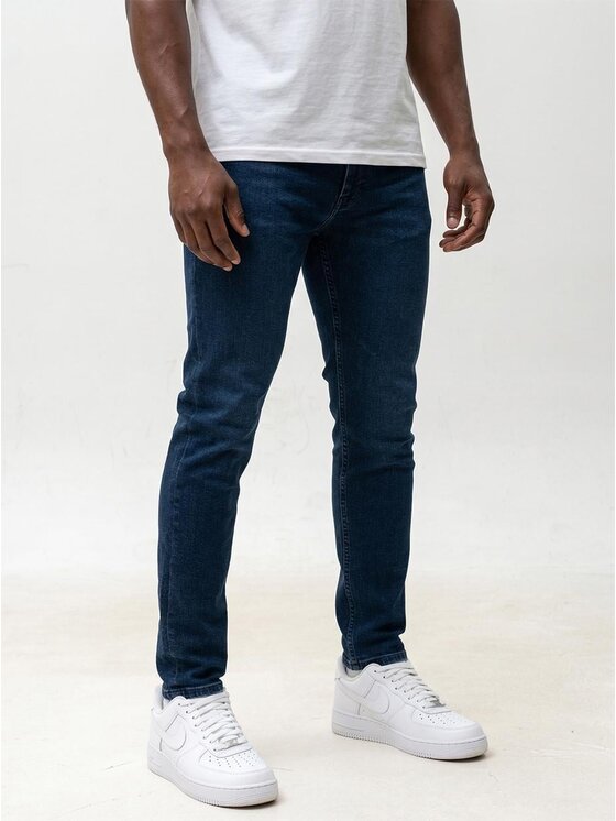 MyStars MyStars Jeansy Klasyczne proste dopasowane dżins 131617 Niebieski Regular Fit