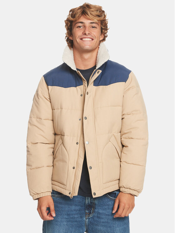 Quiksilver Quiksilver Pehelykabát The Puffer Jckt EQYJK03981 Bézs Regular Fit