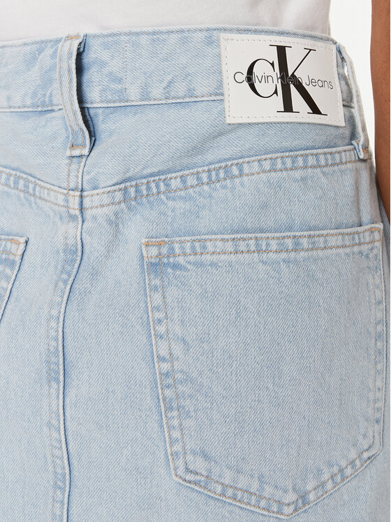 Calvin Klein Jeans Calvin Klein Jeans Džínsová sukňa J20J222828 Modrá Slim Fit