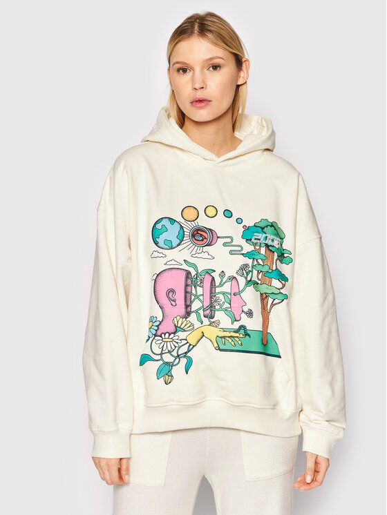 2005 2005 Суитшърт Unisex Dream Бежов Regular Fit