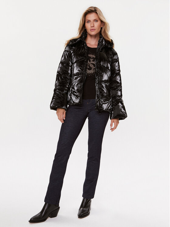 Guess Guess Žieminė striukė W3BL25 WFR90 Juoda Regular Fit