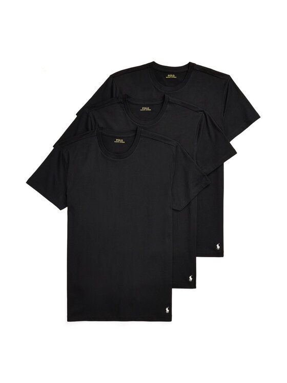Polo Ralph Lauren Komplet 3 t-shirtów 714830304014 Czarny Regular Fit