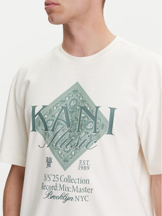 Karl Kani Karl Kani T-krekls PD00005356 Balts Relaxed Fit