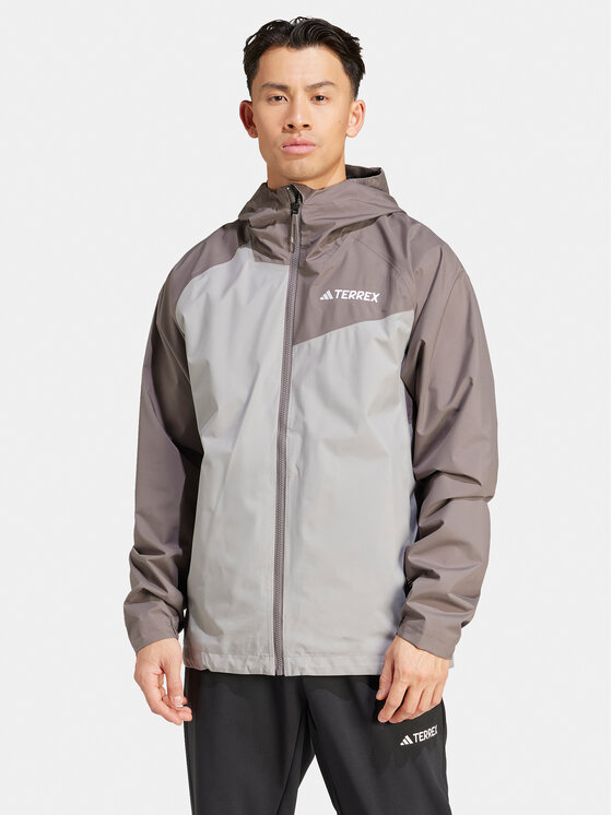 adidas Geacă outdoor Terrex Multi 2L RAIN.RDY IP1430 Gri Regular Fit