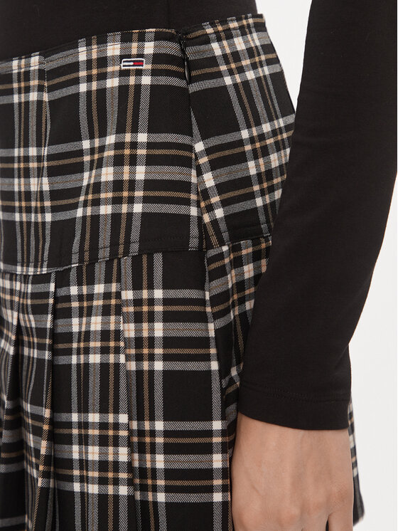 Tommy Jeans Tommy Jeans Пола тип трапец DW0DW16515 Черен Regular Fit