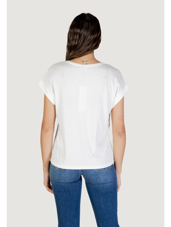 Morgan De Toi Morgan De Toi T-shirt 261-DANIA Bianco Casual Fit