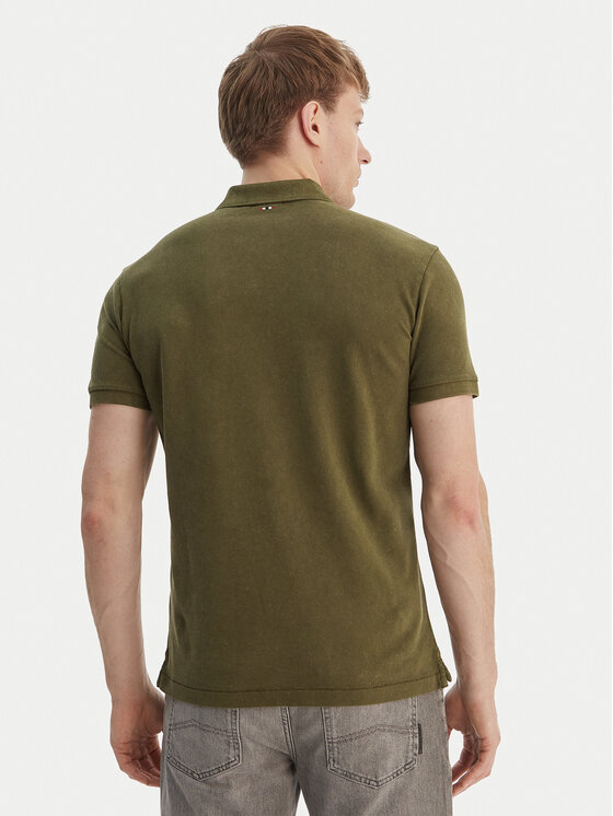 Napapijri Napapijri Poloshirt Elbas NP0A4GDL Grün Regular Fit